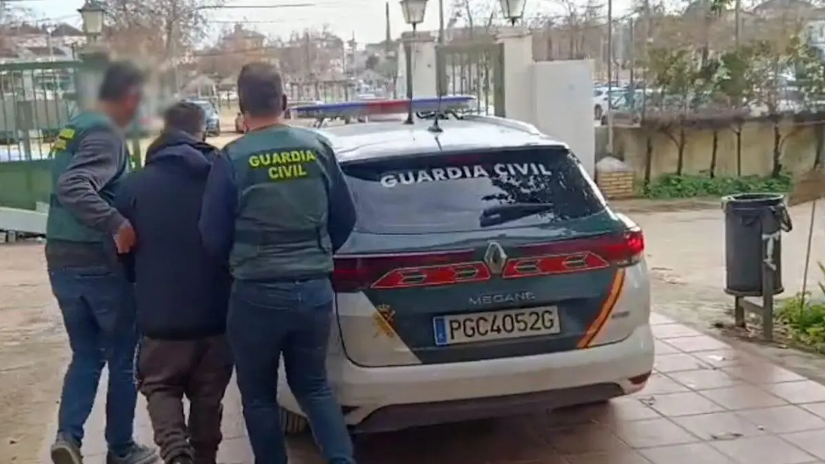 Detenci&oacute;n. Imagen de la Guardia Civil.