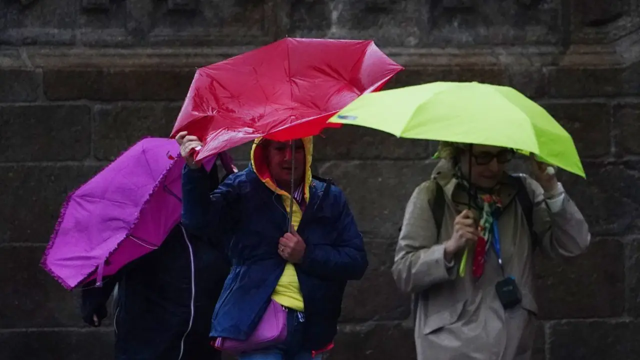 Lluvia y viento. Imagen de archivo de Emergencias 112 Andaluc&iacute;a.