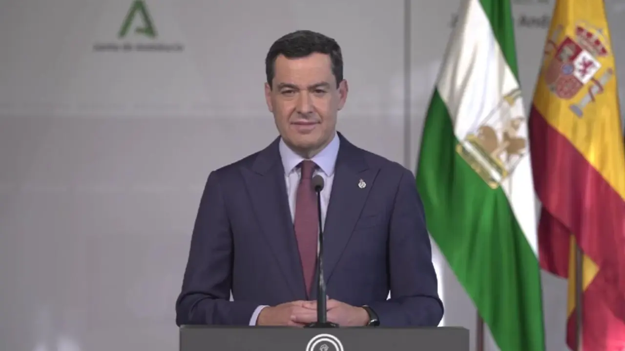 El presidente de la Junta de Andaluc&iacute;a, Juanma Moreno. Foto de archivo.