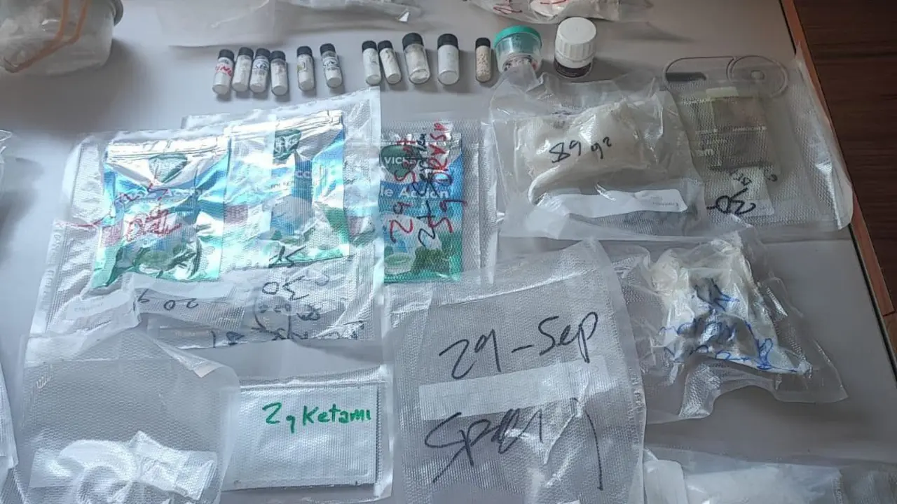 Material intervenido por la Guardia Civil durante el registro en el domicilio del detenido en Los Palacios y Villafranca.