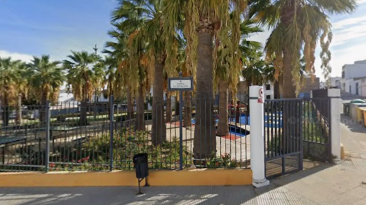Parque en La Puebla de Cazalla.