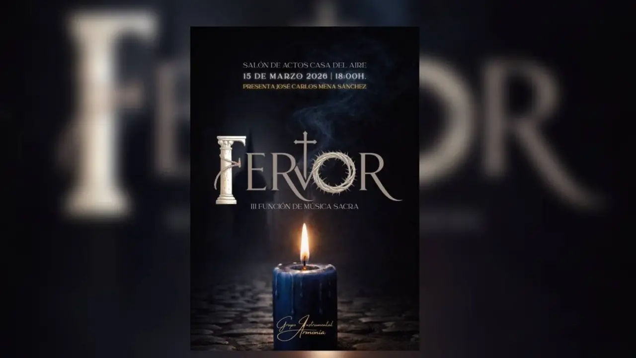 Cartel anunciador de la funci&oacute;n 'Fervor'