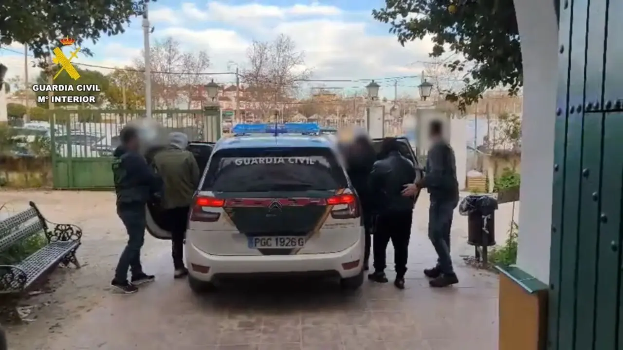 Detenci&oacute;n  Imagen de la Guardia Civil.
