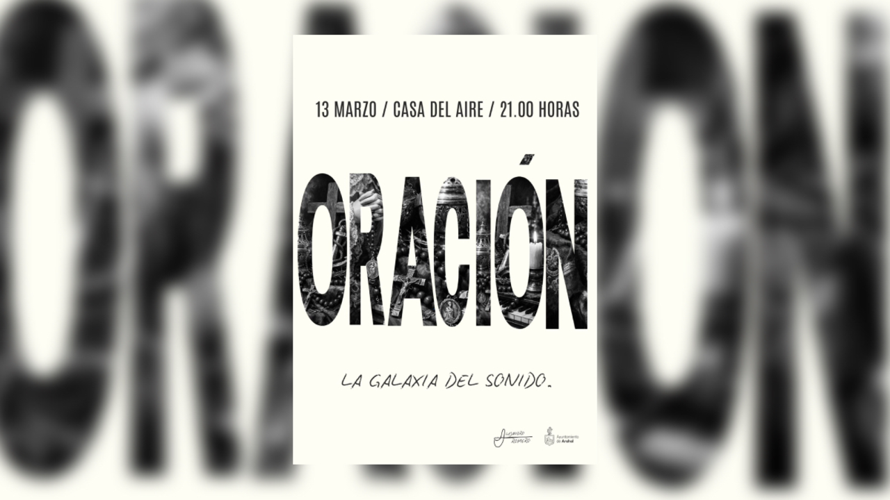 Cartel del concierto Oraci&oacute;n.