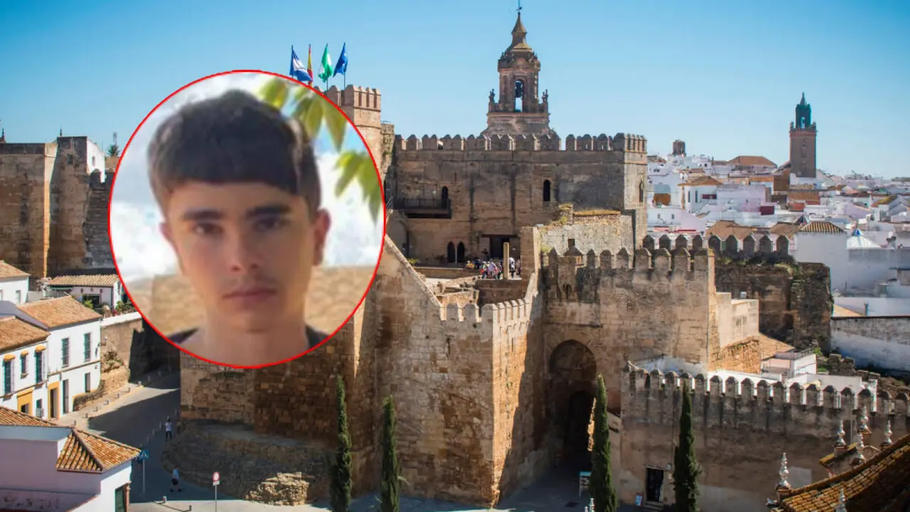 Imagen difundida por SOS Desaparecidos de Hugo H. P, menor de 16 a&ntilde;os desaparecido en Carmona (Sevilla) el 18 de marzo de 2026.