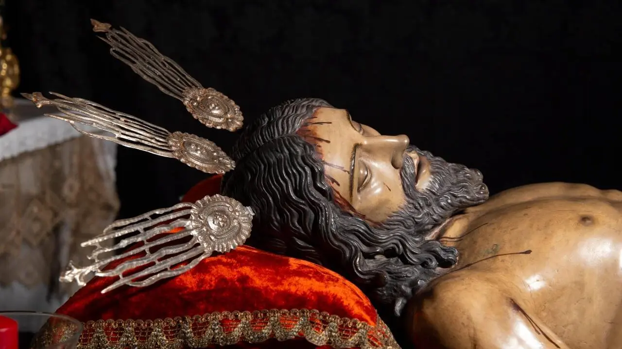 Cristo Yacente de la Hermandad del Santo Entierro. Foto: Hermandad