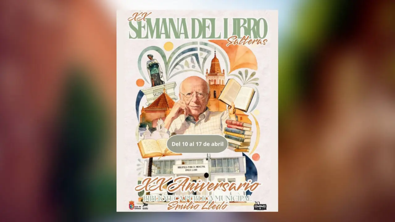 Cartel de la Semana del Libro 2026.