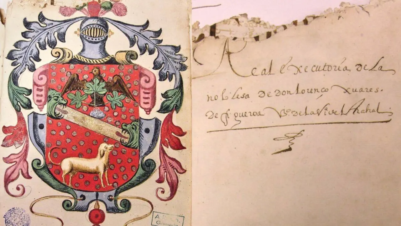Escudo her&aacute;ldico m&aacute;s antiguo de Arahal.