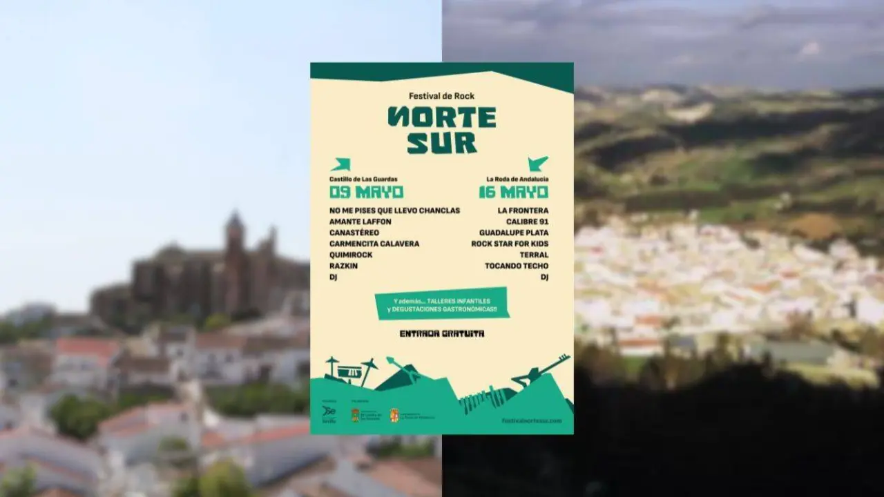 El Castillo de las Guardas y La Roda de Andaluc&iacute;a acogen en mayo el Festival de M&uacute;sica Norte-Sur 2026.