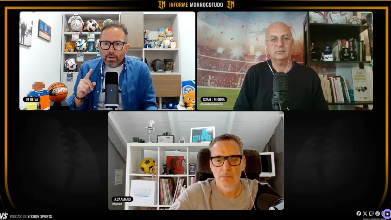 Jos&eacute; Manuel Oliva, Ismael Medina y Antonio Cama&ntilde;o analizan la situaci&oacute;n del Sevilla FC en Informe Morrocotudo.