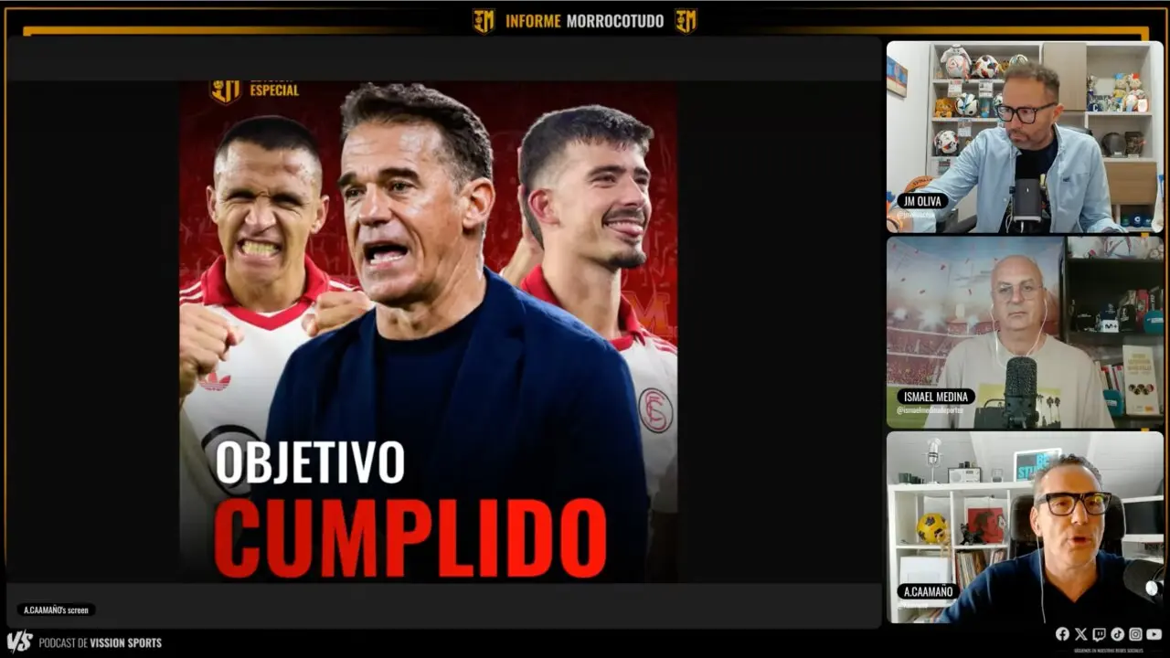 La tertulia de Informe Morrocotudo con Antonio Cama&ntilde;o, Jos&eacute; Manuel Oliva e Ismael Medina analiza la situaci&oacute;n actual del Sevilla FC.