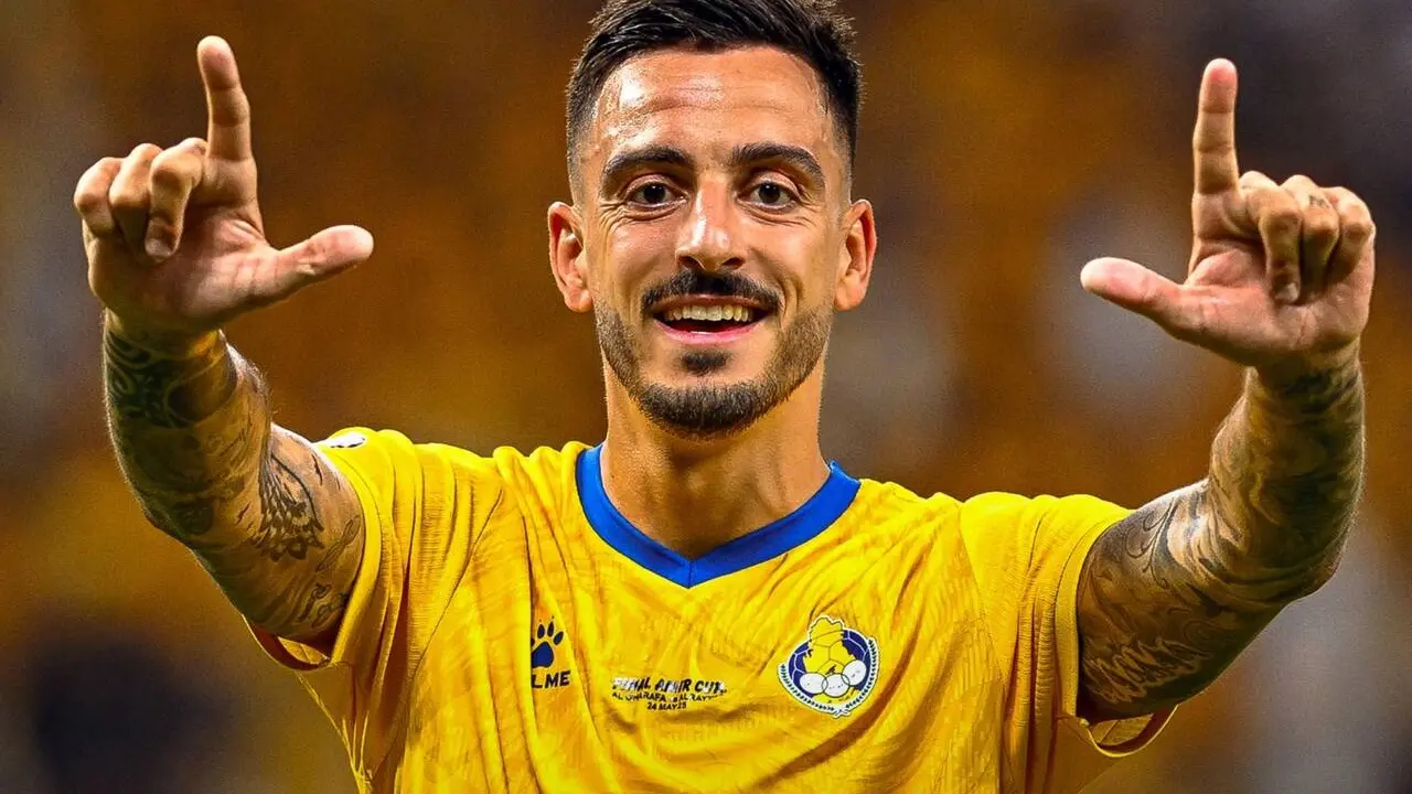Imagen de Joselu en el Al-Gharafa S. C