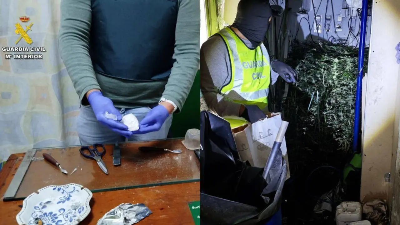 Im&aacute;genes compartidas por la Guardia Civil.