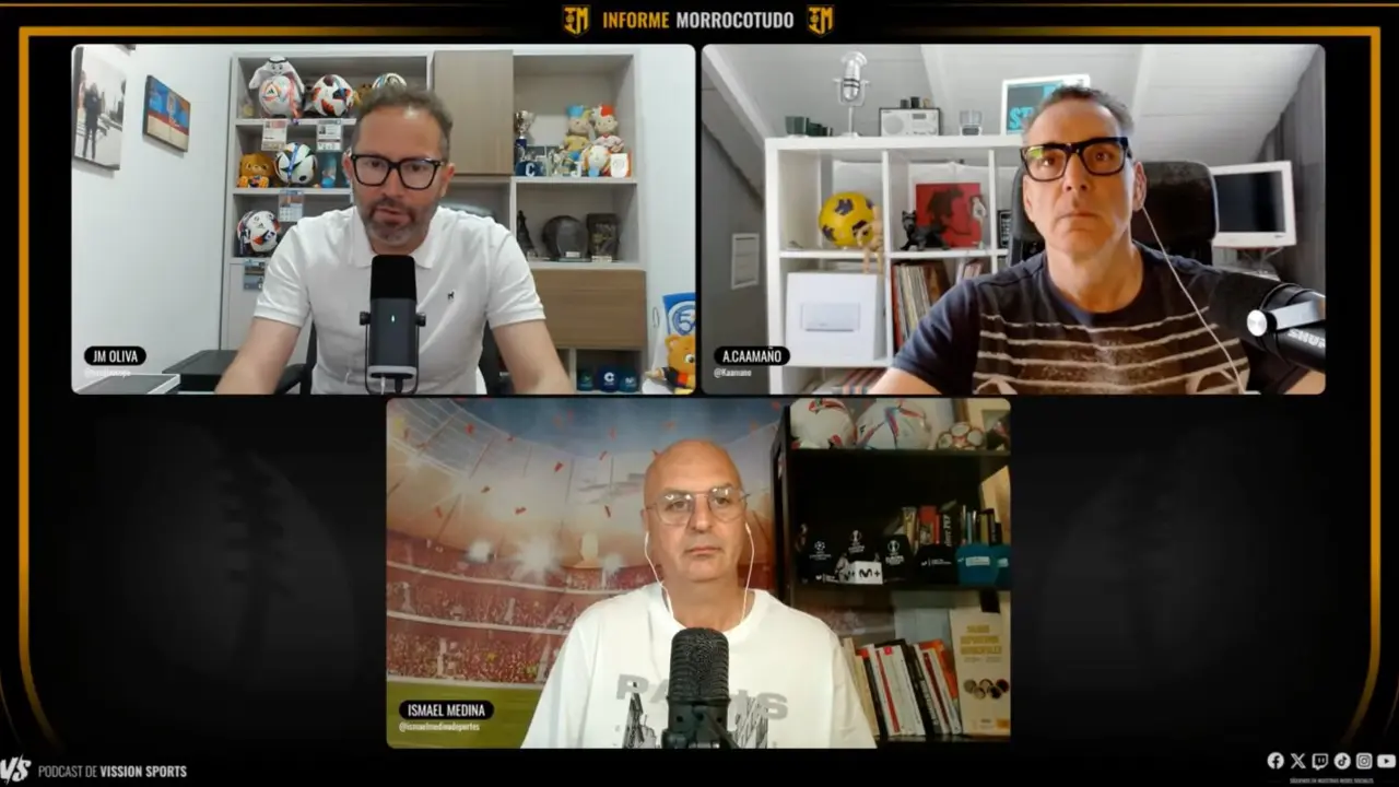 Jos&eacute; Manuel Oliva, Ismael Medina y Antonio Cama&ntilde;o analizan la situaci&oacute;n del Sevilla FC en Informe Morrocotudo.