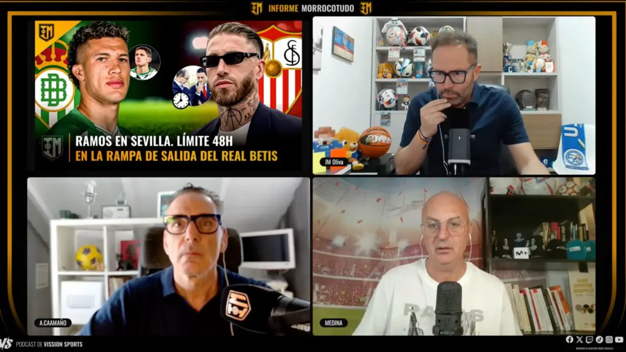 Jos&eacute; Manuel Oliva, Antonio Cama&ntilde;o e Ismael Medina analizan la situaci&oacute;n del Sevilla FC en Informe Morrocotudo.