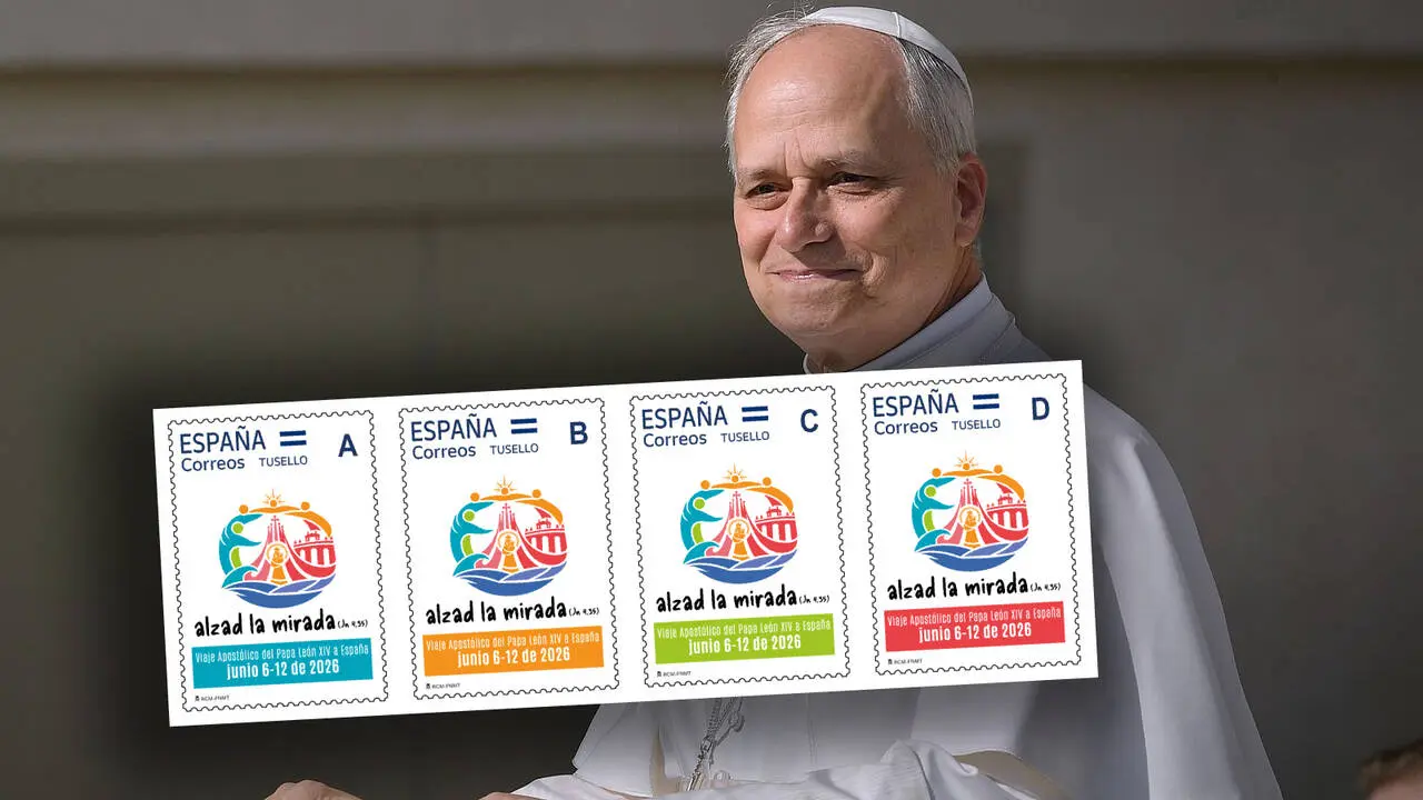 Madrid, Barcelona y Canarias protagonizan la nueva emisi&oacute;n filat&eacute;lica de Correos por la visita papal.