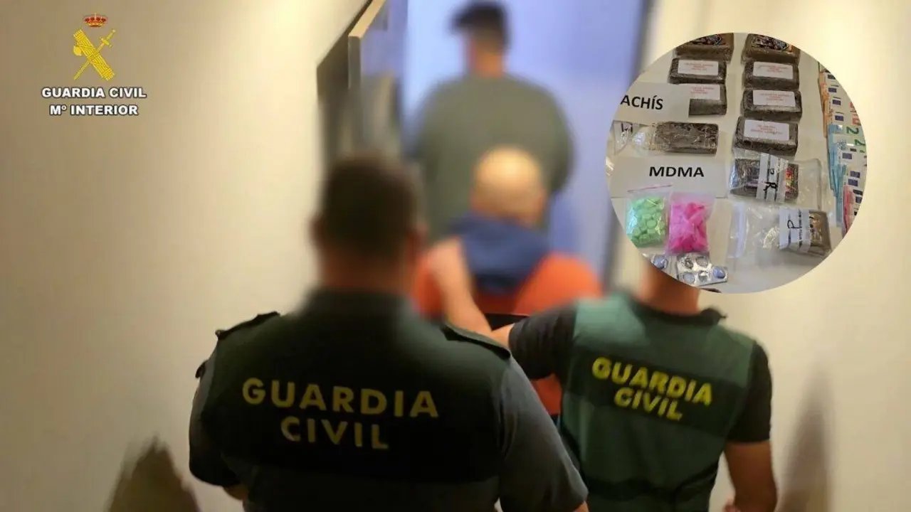 Im&aacute;genes compartidas por la Guardia Civil.