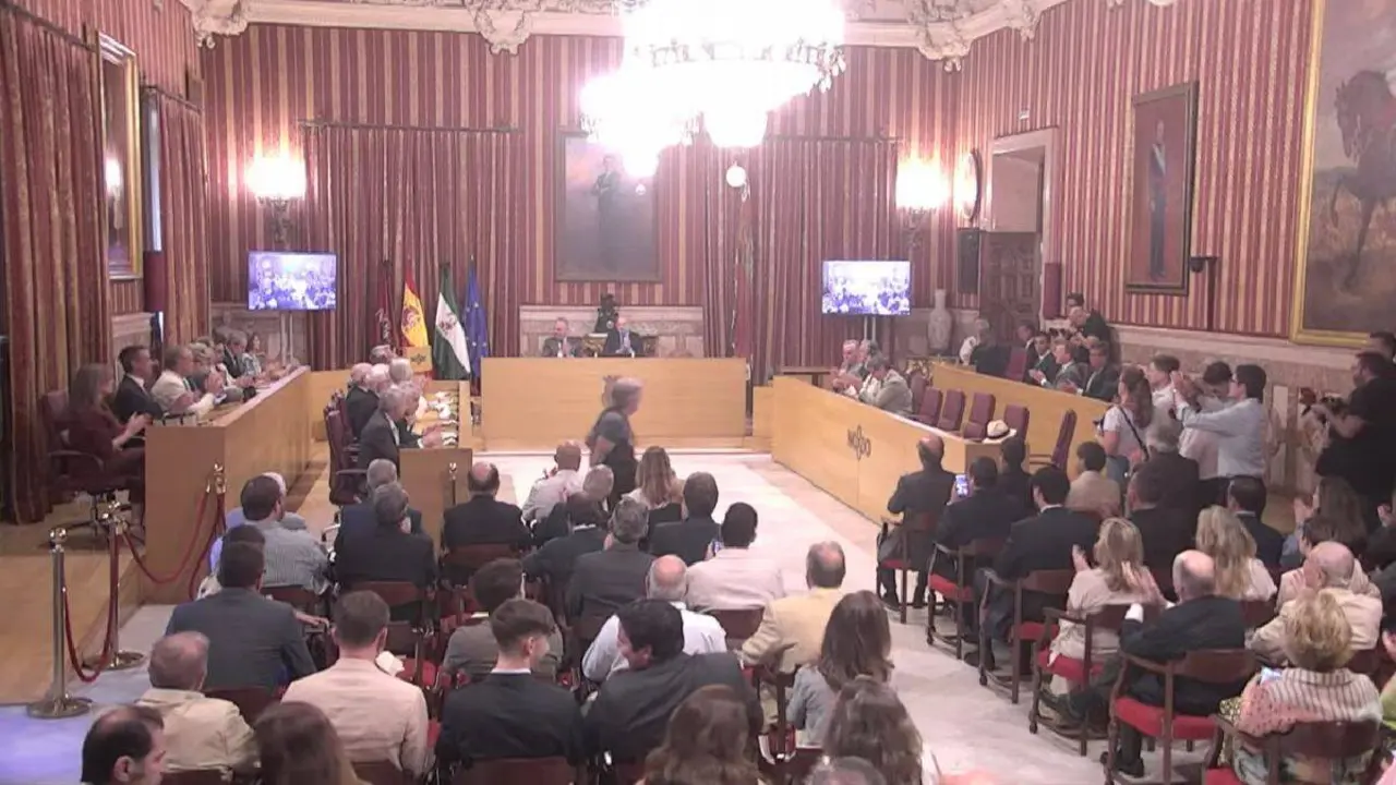 Imagen de comienzo del acto.