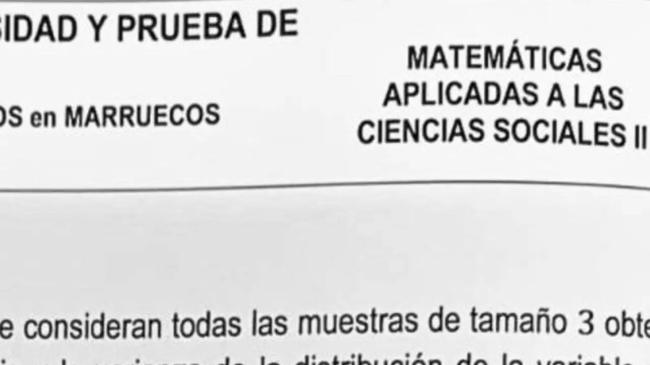 Examen PAU 2026 Andaluc&iacute;a Matem&aacute;ticas Aplicadas a las Ciencias Sociales II.