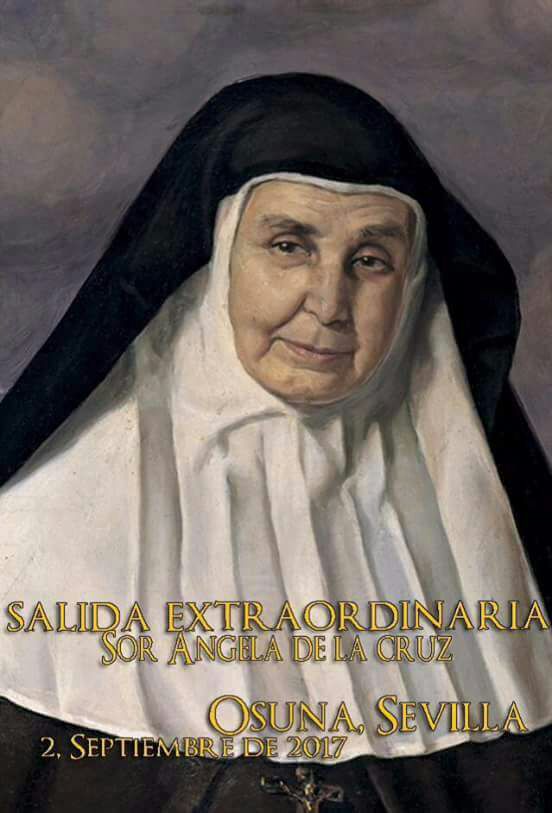 La imagen de Santa Ángela de la Cruz procesionará por Osuna