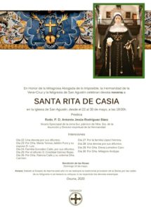 Cultos en honor a Santa Rita de Casia