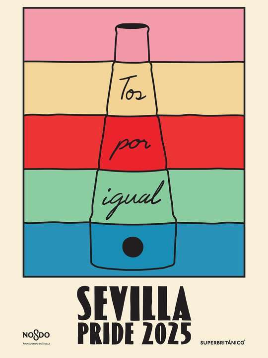 cartel del orgullo de Sevilla 2025