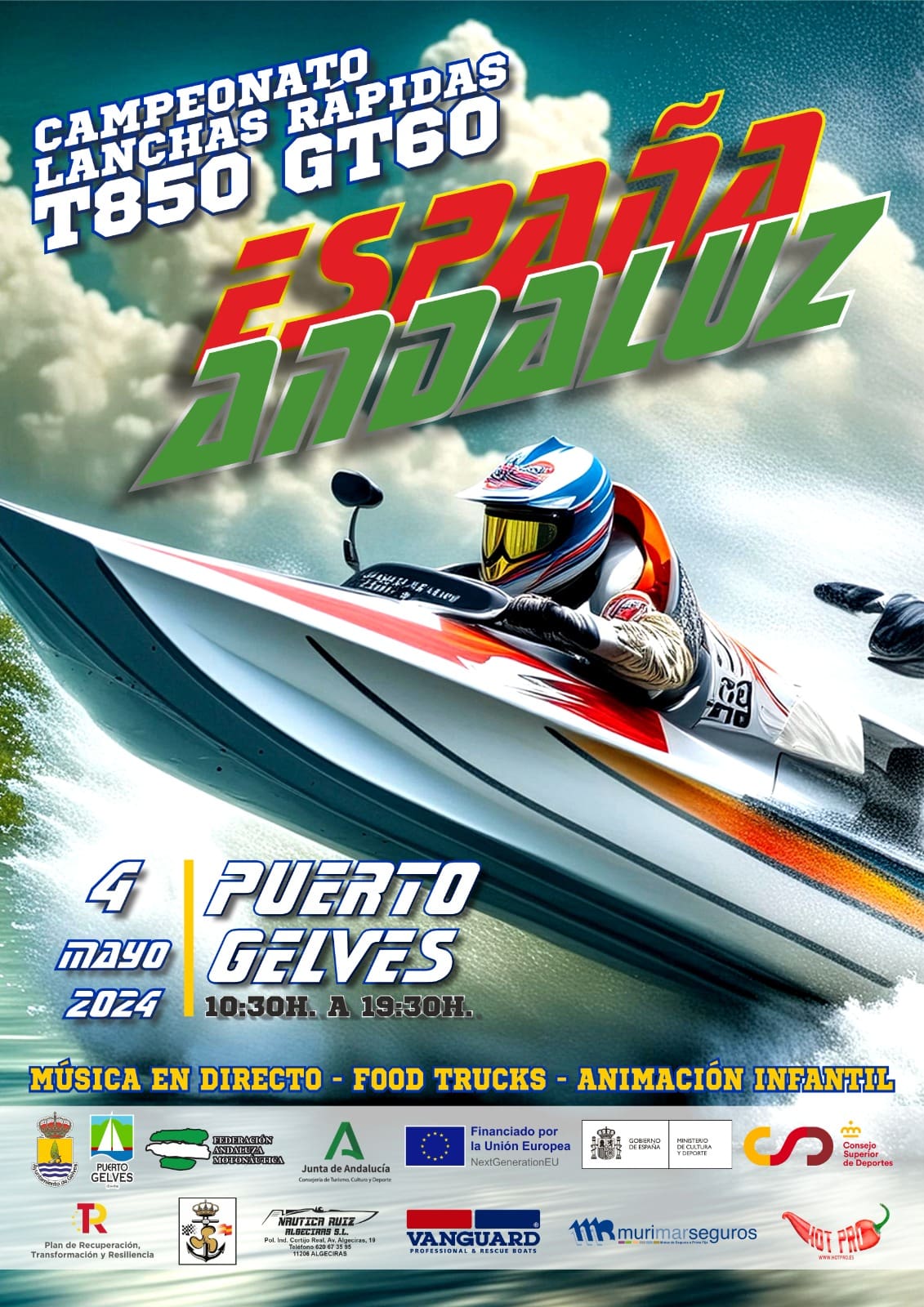 Puerto Gelves, sede de la primera prueba del Campeonato de España y Andalucía de T-850/GT60